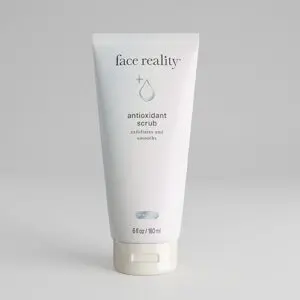 Tube of Bare Reality antioxidant facial wash against a plain background.