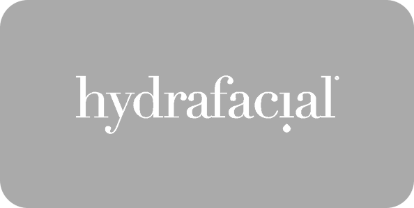 Gray logo with the text