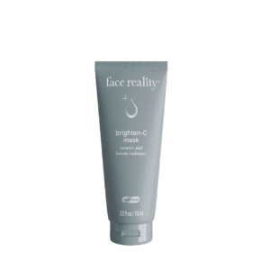 Gray tube of Face Reality Brighten Up Daily Facial Moisturizer with SPF 30.