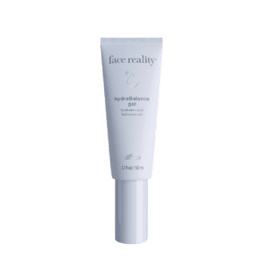 A white tube of Luxe Beauty brightening cream with a clean design.
